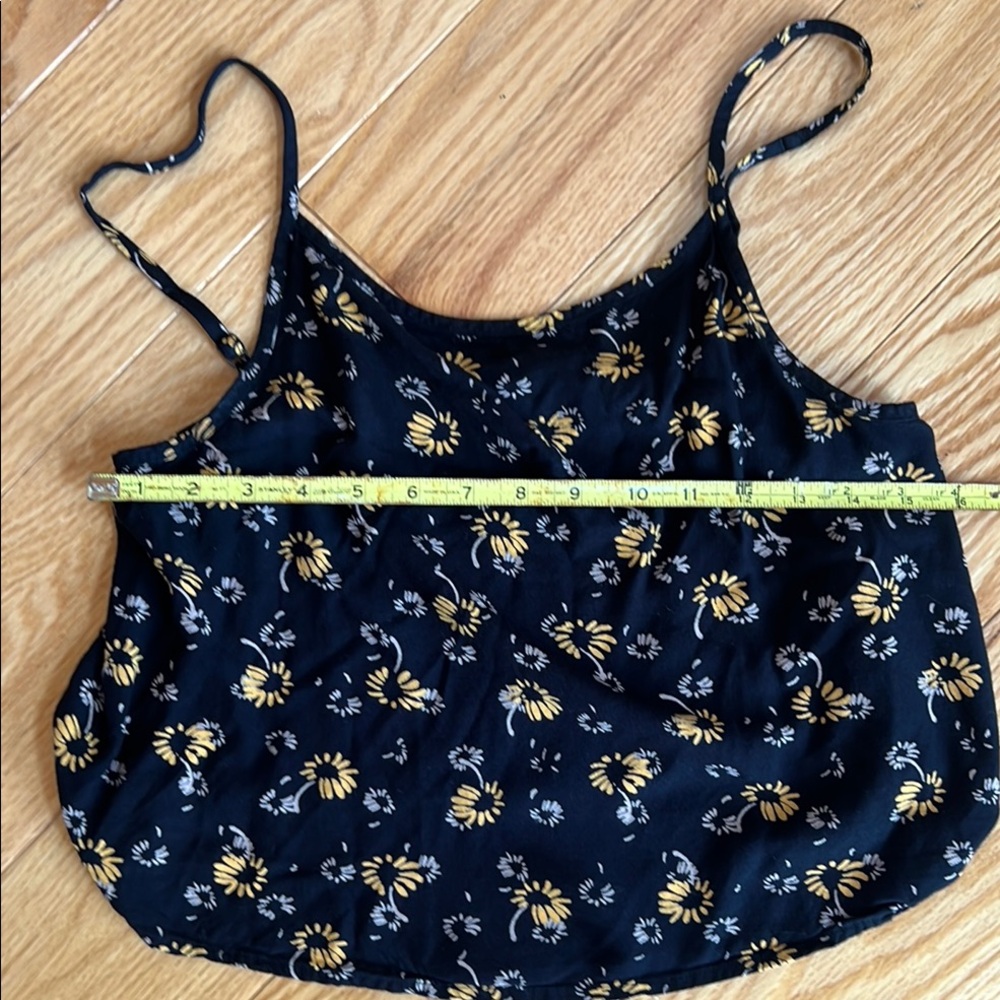 Kimchi Blue Crop Camisole in Black and Orange - Picture 6 of 8